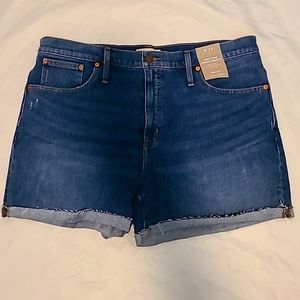 Madewell  Hogh Rise Denim Shorts